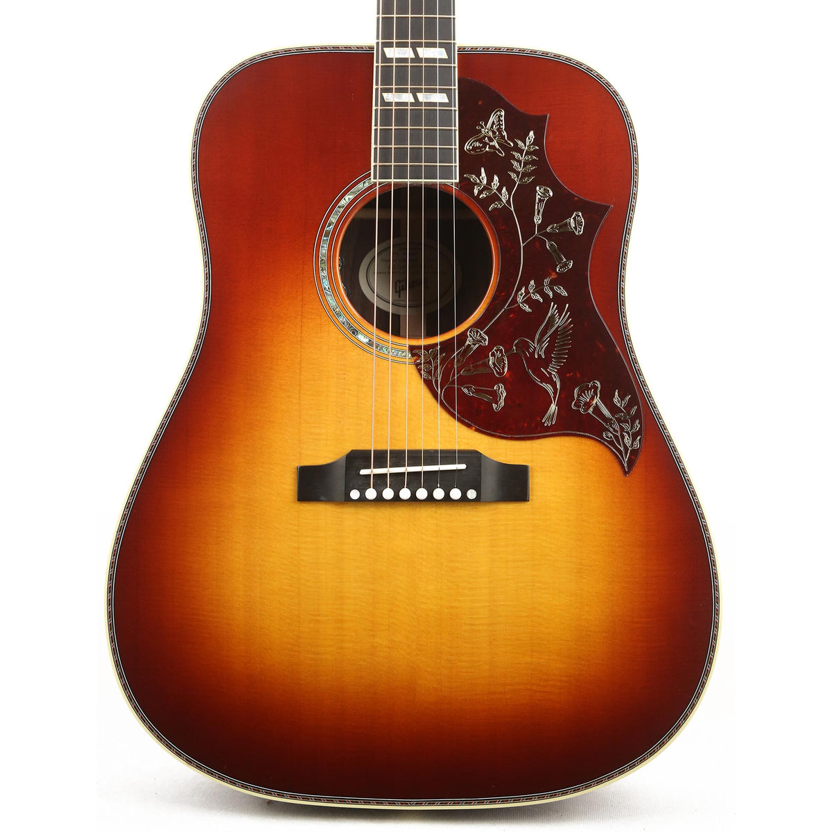 Gibson Hummingbird Deluxe Acoustic Rosewood Burst — 1