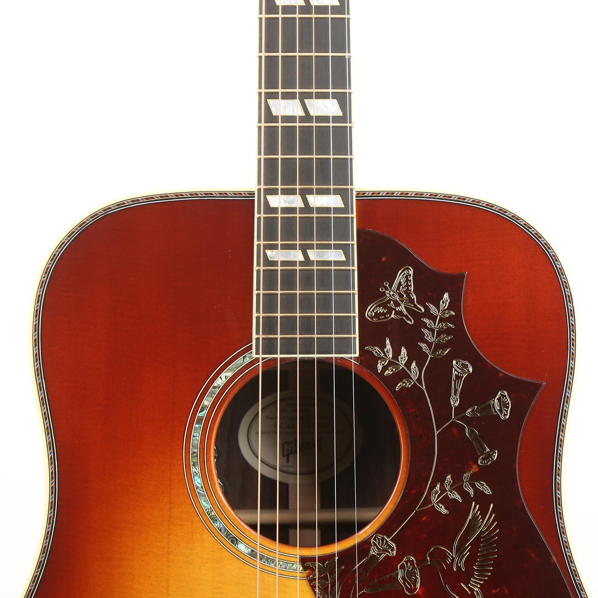 Gibson Hummingbird Deluxe Acoustic Rosewood Burst — 7
