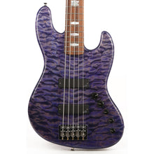 Spector Coda 5 DLX Bass Quilt Top Ultra Violet Stain