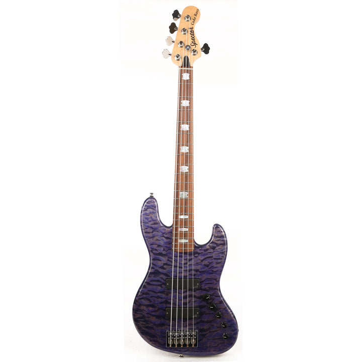 Spector Coda 5 DLX Bass Quilt Top Ultra Violet Stain