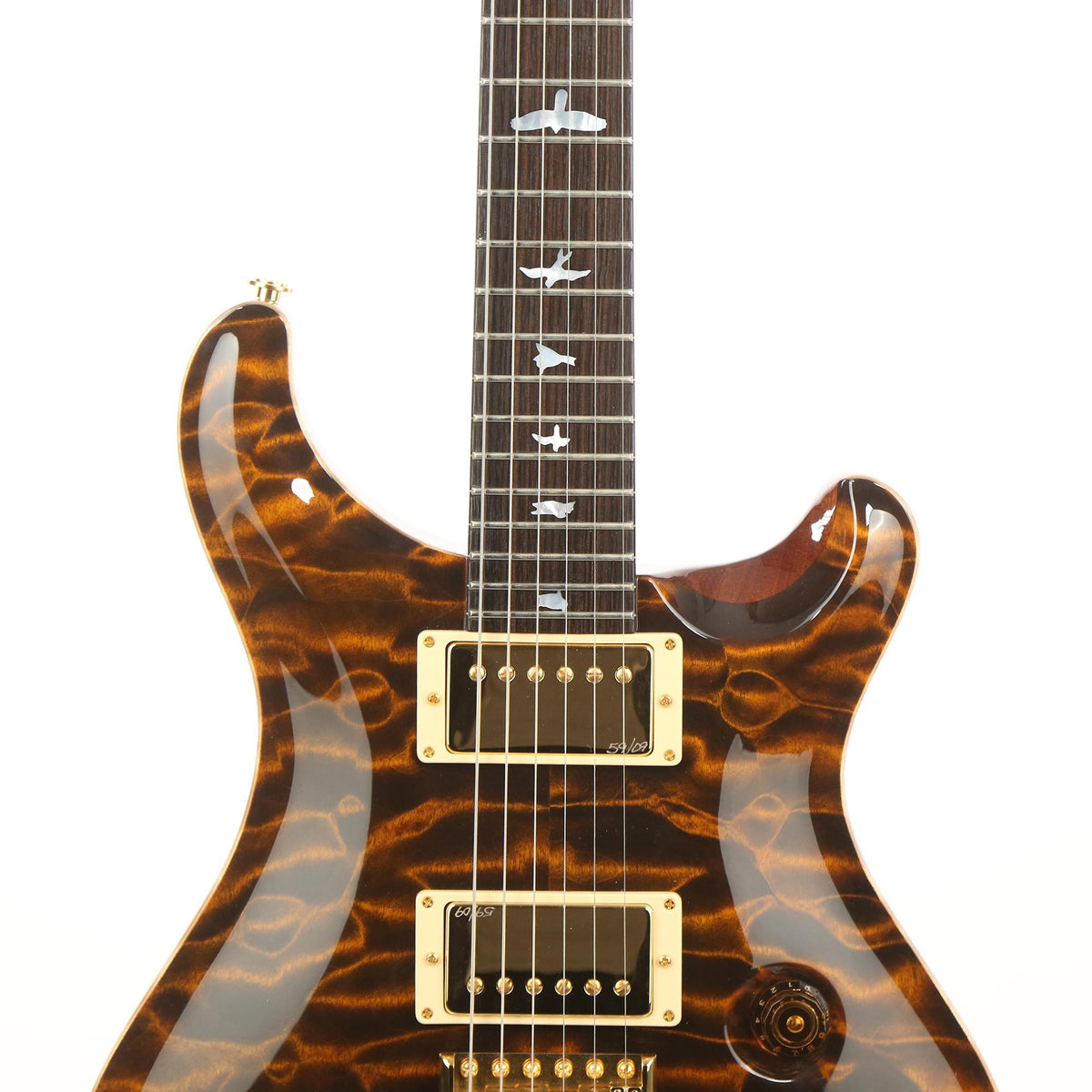 PRS Private Stock Custom 24 Quilt Maple Top Tiger Eye 2010 — 7