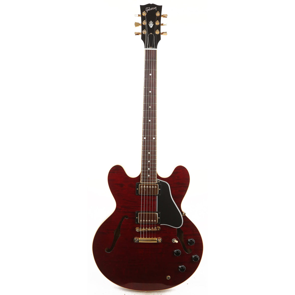 Gibson ES-335 Quilted Maple Transparent Red 2001 — 2