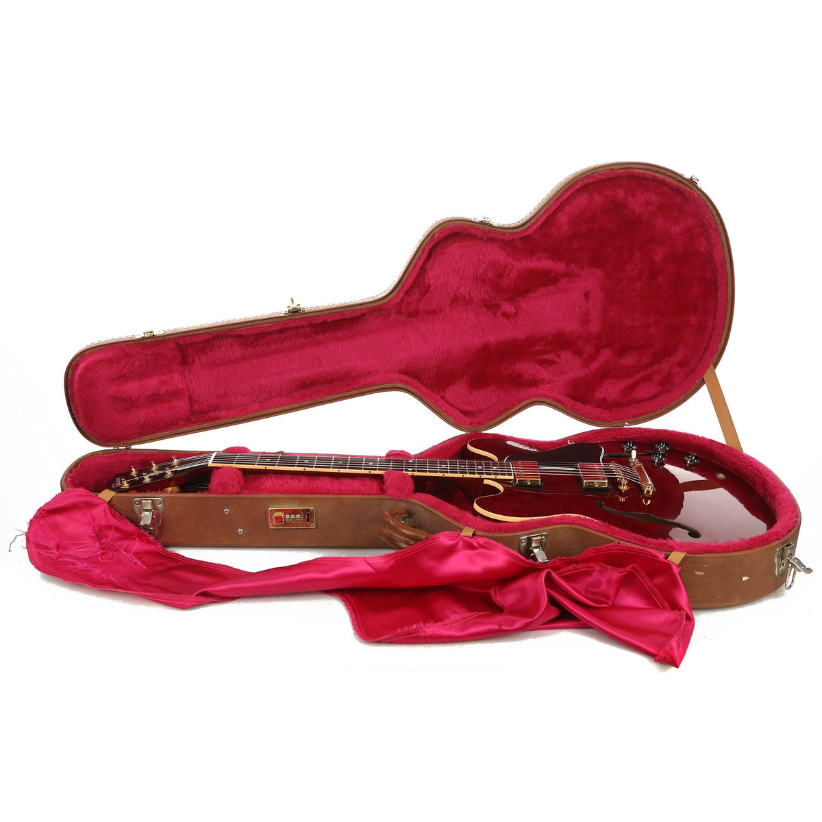 Gibson ES-335 Quilted Maple Transparent Red 2001 — 8