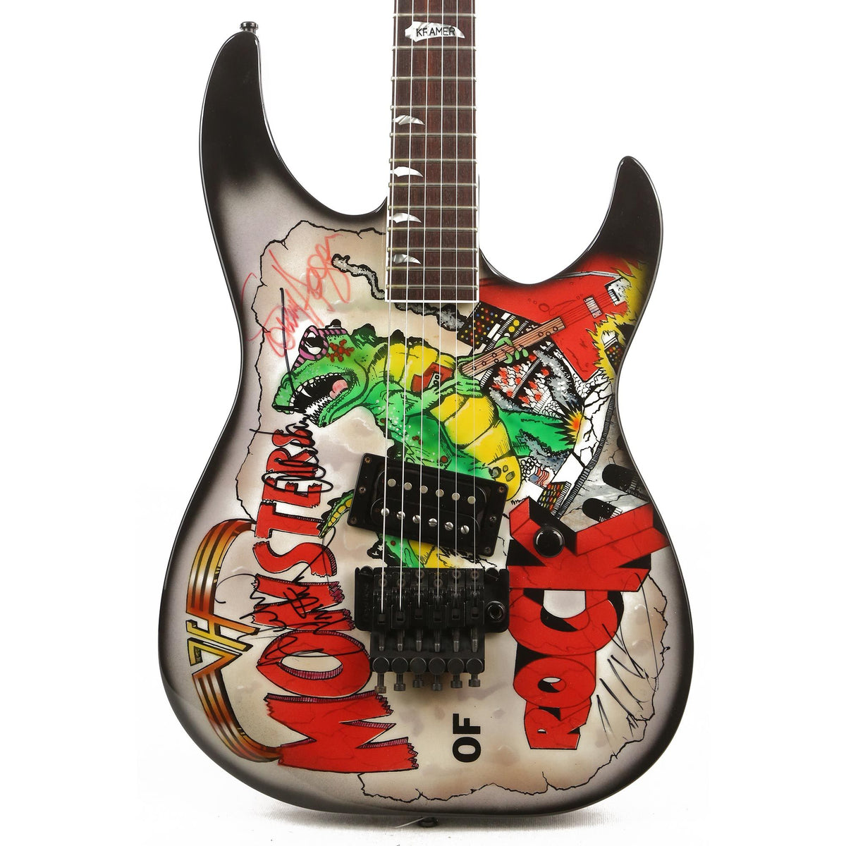 Kramer Baretta II Monsters of Rock Signed by Van Halen — 1