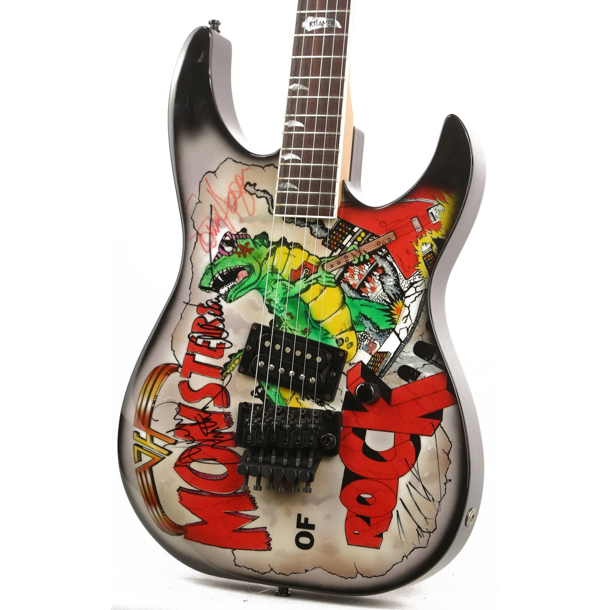 Kramer Baretta II Monsters of Rock Signed by Van Halen — 5