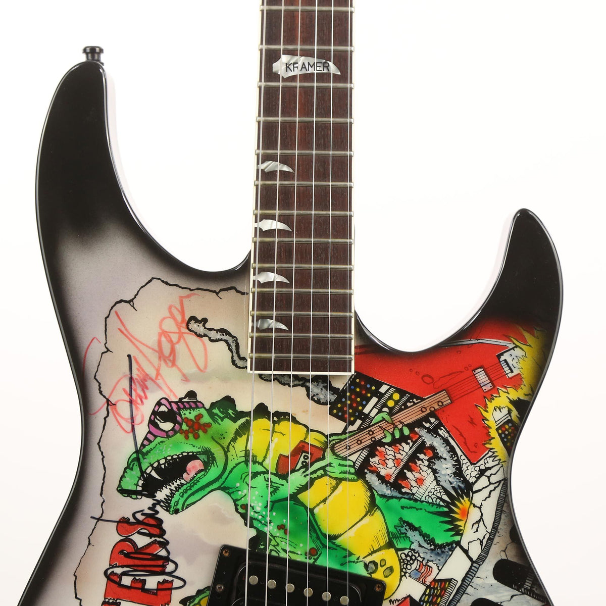 Kramer Baretta II Monsters of Rock Signed by Van Halen — 6
