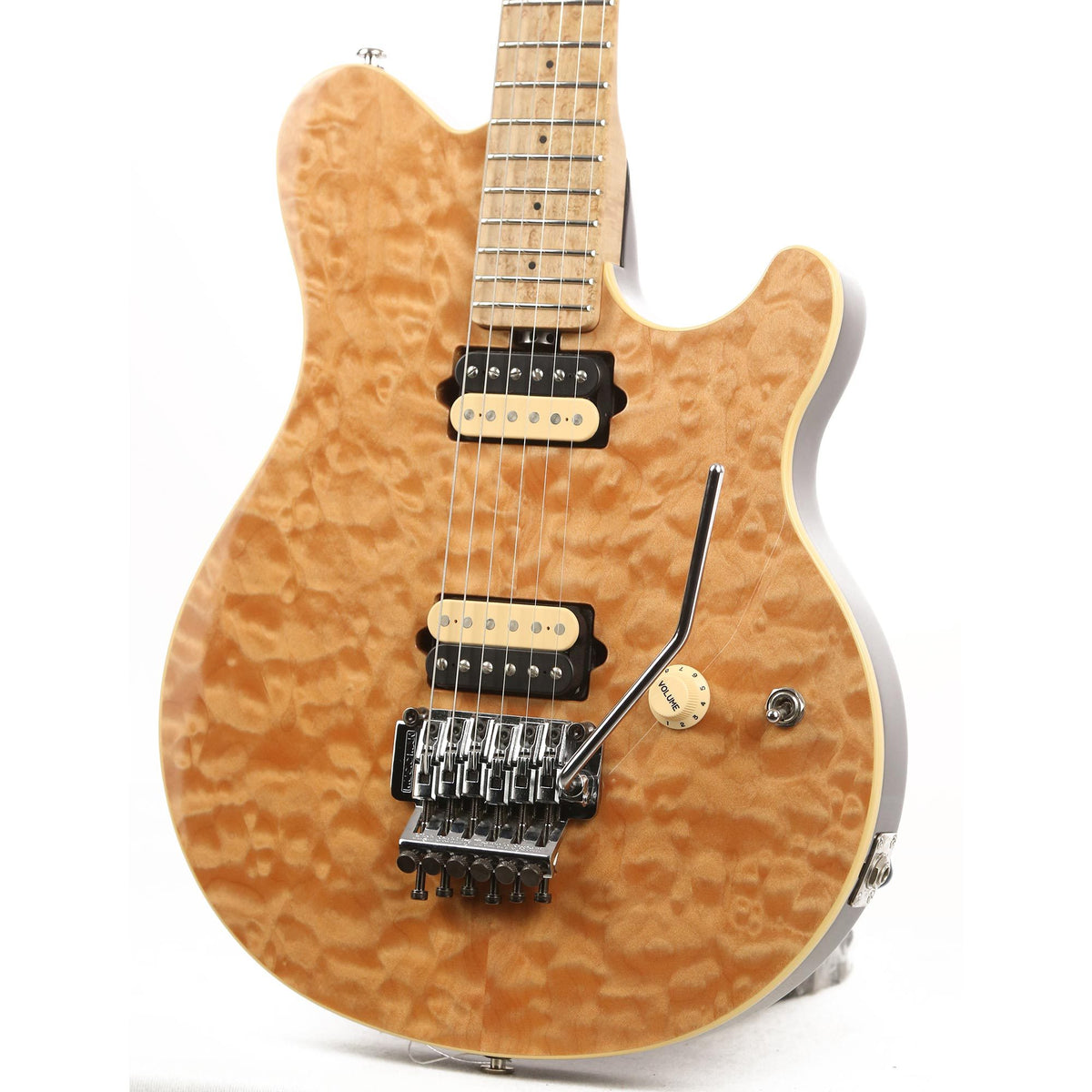 Ernie Ball Music Man Axis Quilt Top Natural — 6