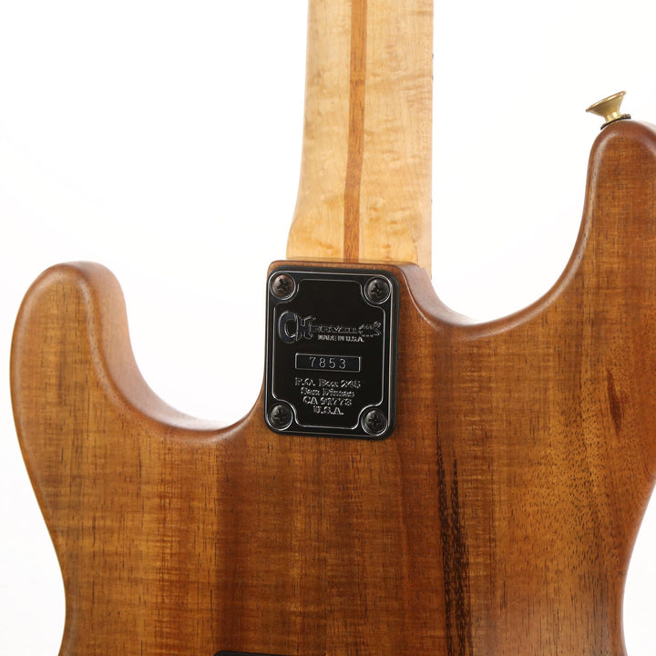 Charvel Custom Shop San Dimas Koa Natural Series Oil Finish Music Zoo Exclusive 2007