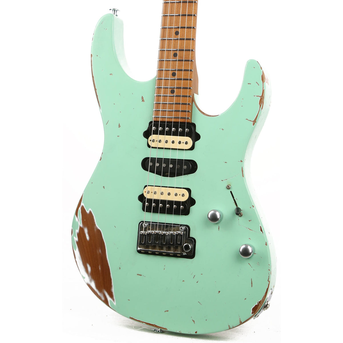Suhr Modern Antique Extra Heavy Aging Roasted Surf Green 2019 — 6