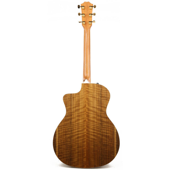 Taylor 214ce-FO DLX Grand Auditorium Figured Ovangkol Acoustic-Electric Natural