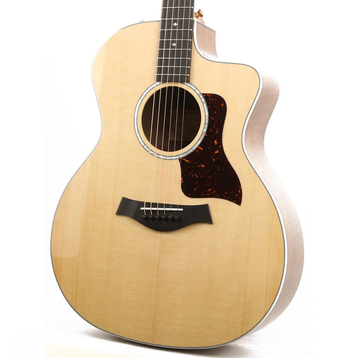 Taylor 214ce-FO DLX Grand Auditorium Figured Ovangkol Acoustic-Electric Natural — 5