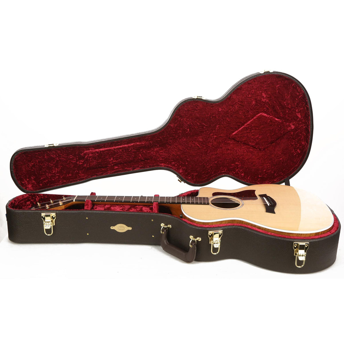 Taylor 214ce-FO DLX Grand Auditorium Figured Ovangkol Acoustic-Electric Natural — 7