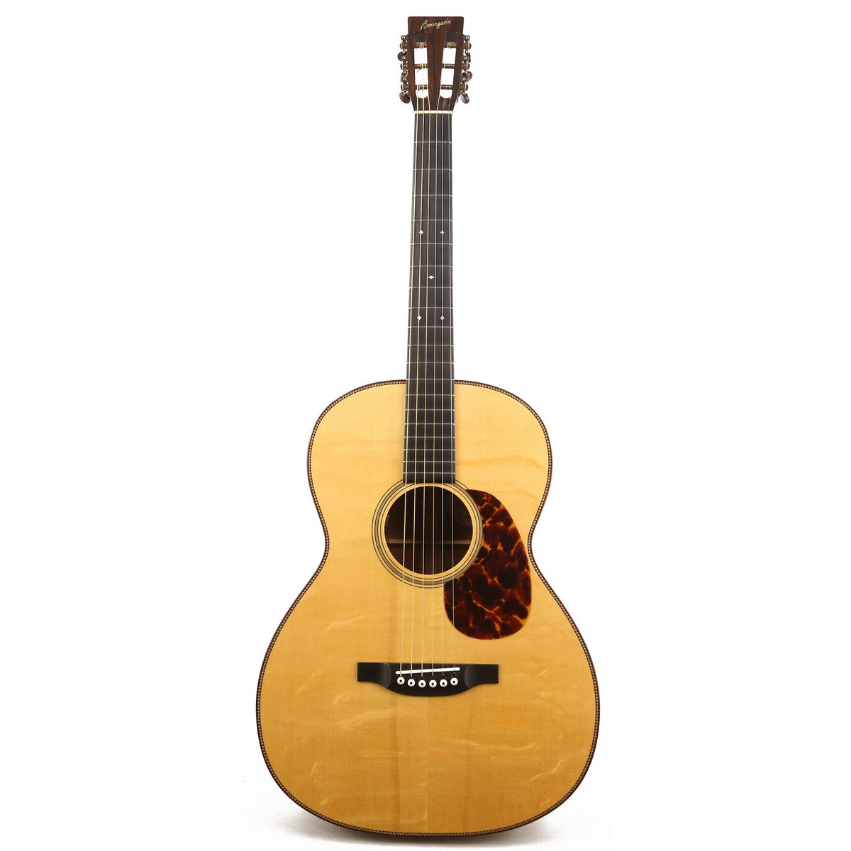 Bourgeois 12 Fret OMS Acoustic Peruvian Rosewood and Italian Spruce Natural — 2