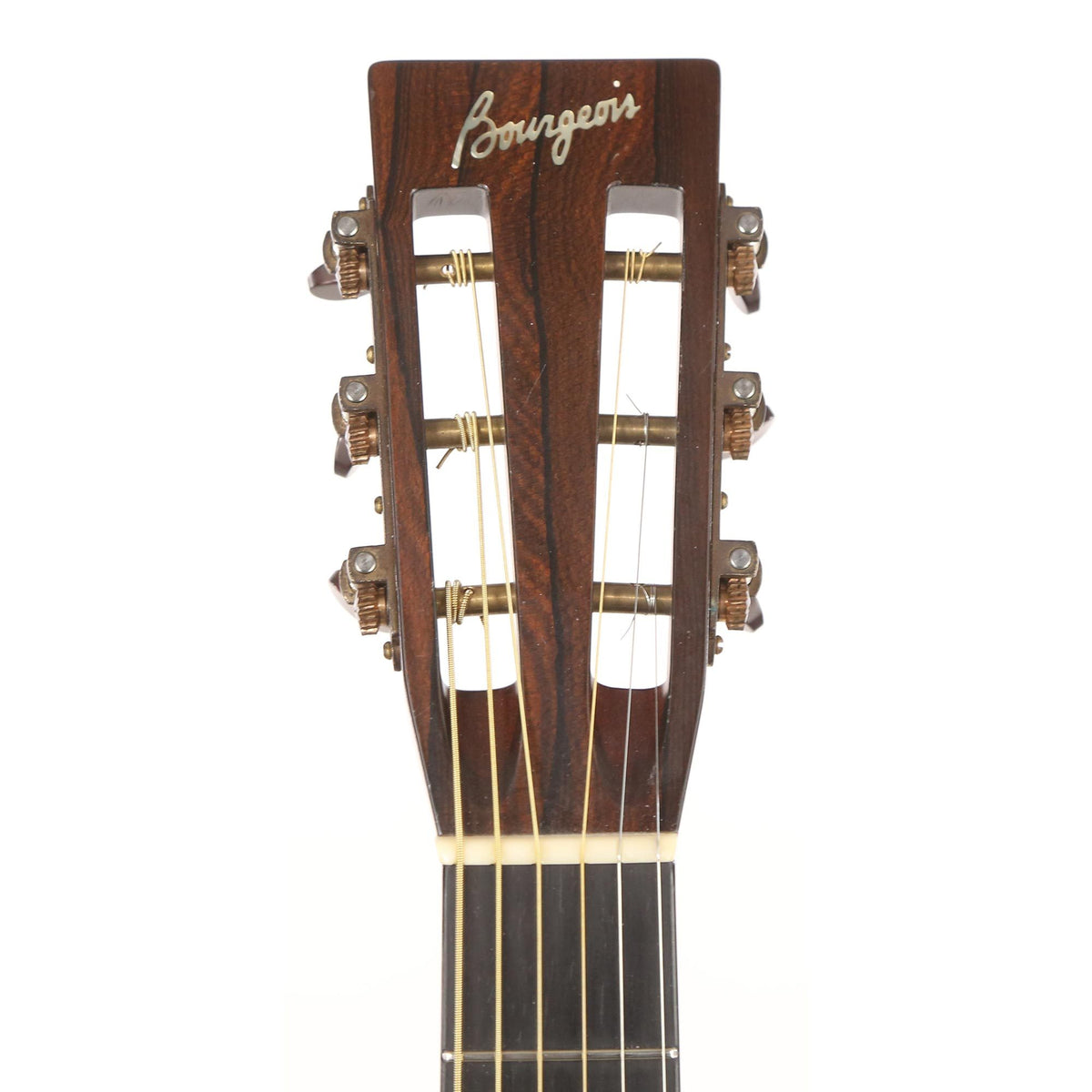 Bourgeois 12 Fret OMS Acoustic Peruvian Rosewood and Italian Spruce Natural — 4