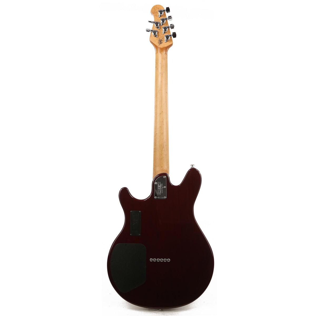 Ernie Ball Music Man James Valentine Signature Transparent Maroon — 3