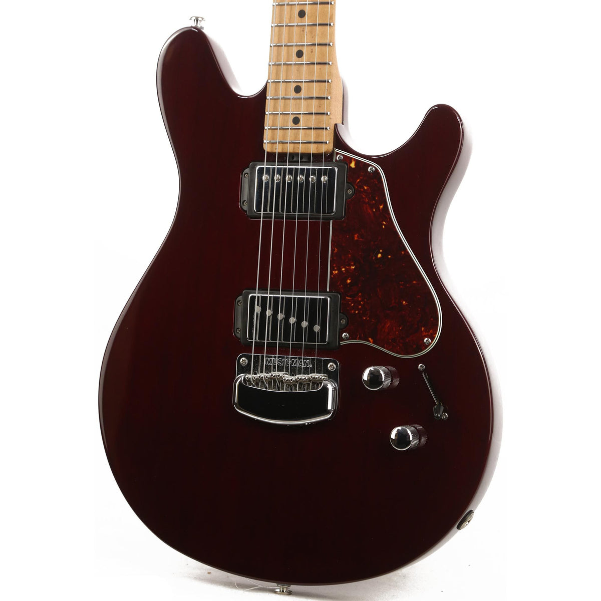 Ernie Ball Music Man James Valentine Signature Transparent Maroon — 5