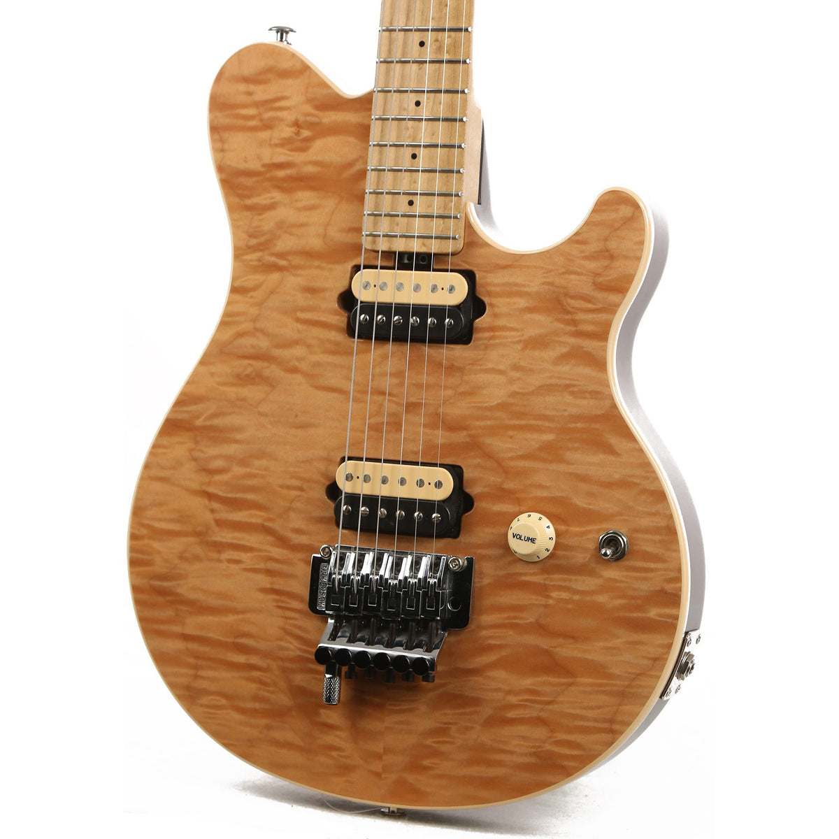 Ernie Ball Music Man Axis Quilt Top Natural — 6