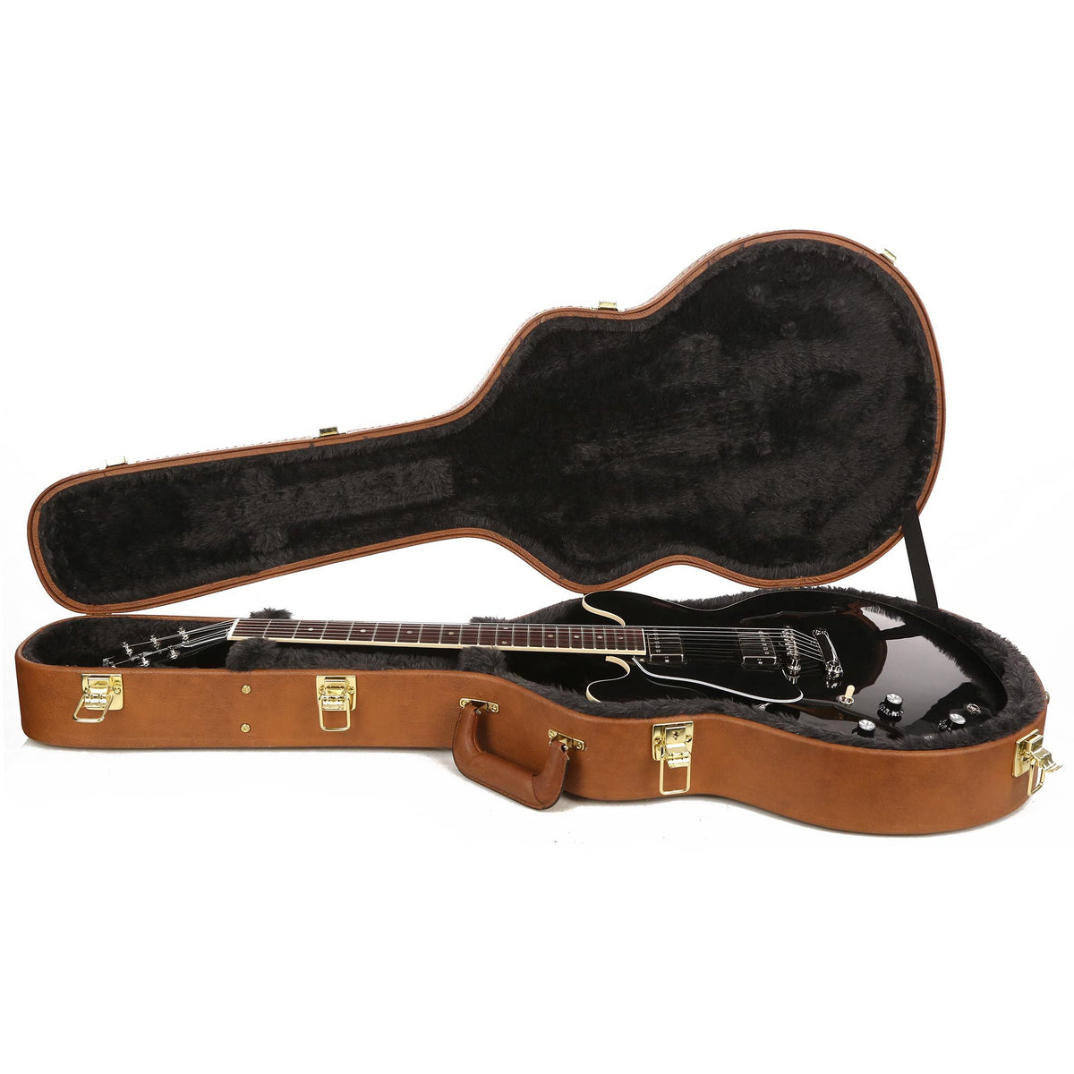 Gibson ES-335 Dot Left-Handed Graphite Metallic — 8