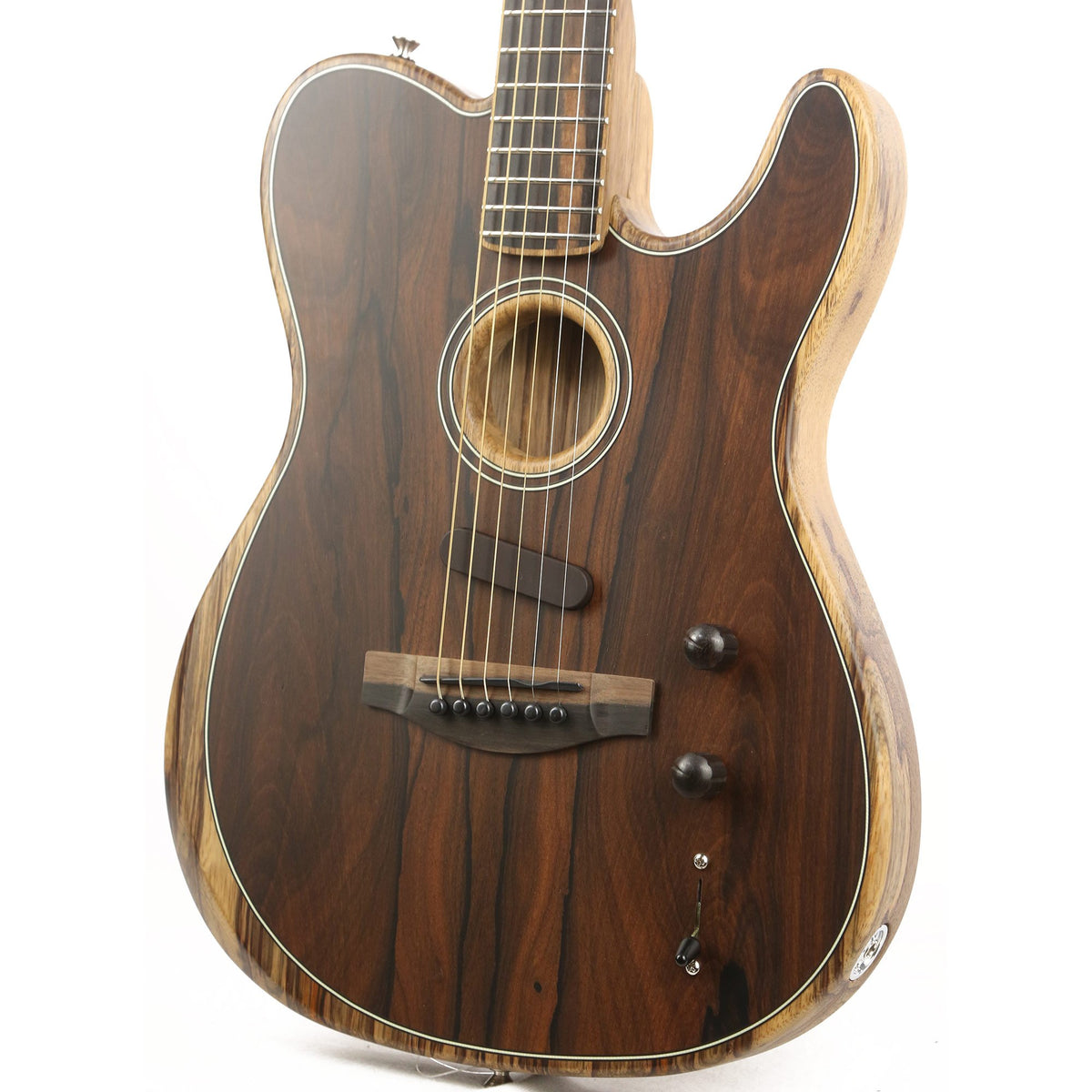 Fender American Acoustasonic Telecaster Ziricote — 5