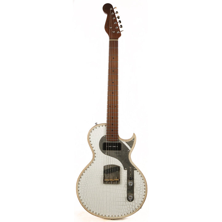 Paoletti Richard Fortus Custom White Leather Jr. Signature Guitar