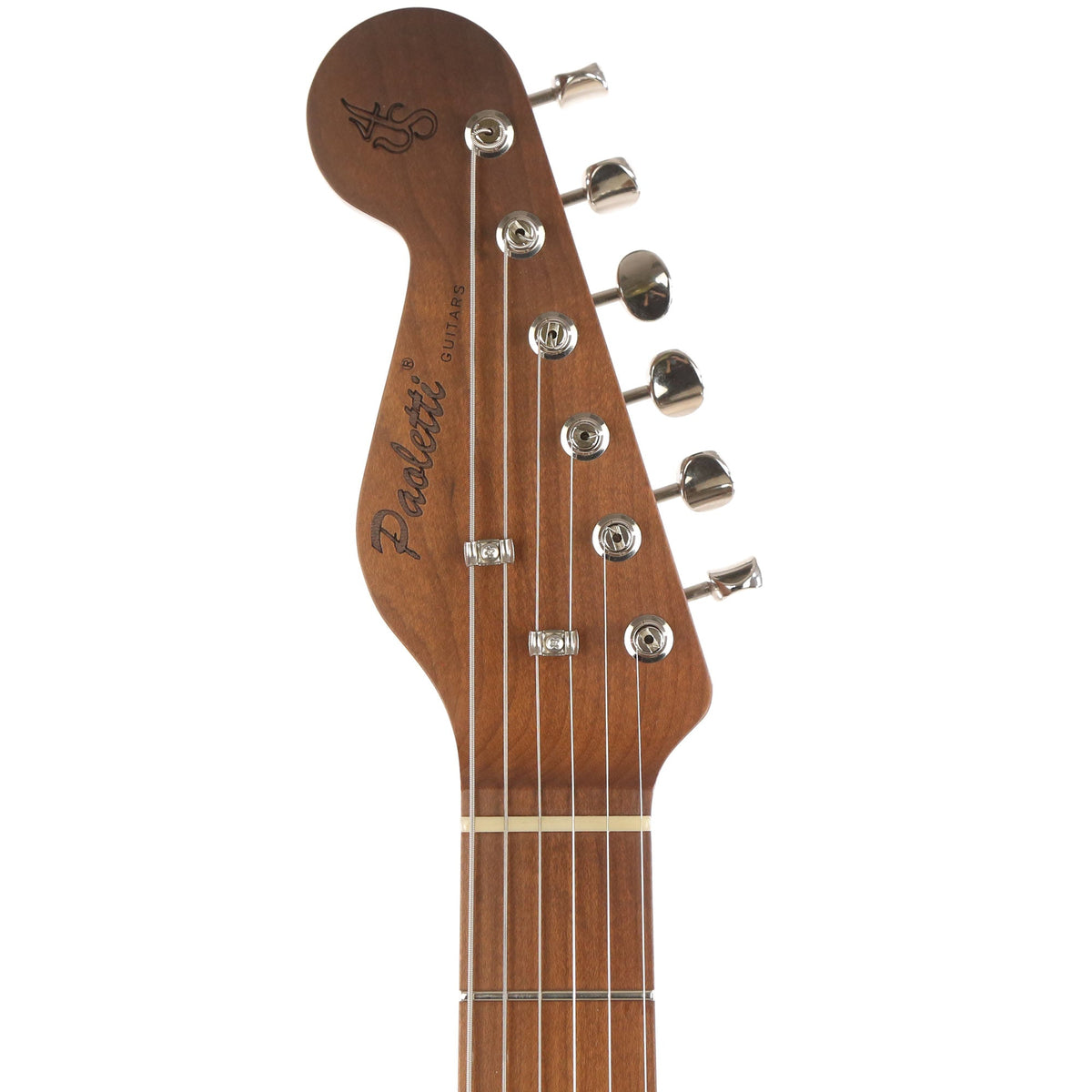 Paoletti Richard Fortus Custom White Leather Jr. Signature Guitar — 4