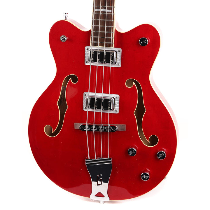 Gretsch G5442BDC Electromatic Hollow Body Short Scale Bass Trans Red