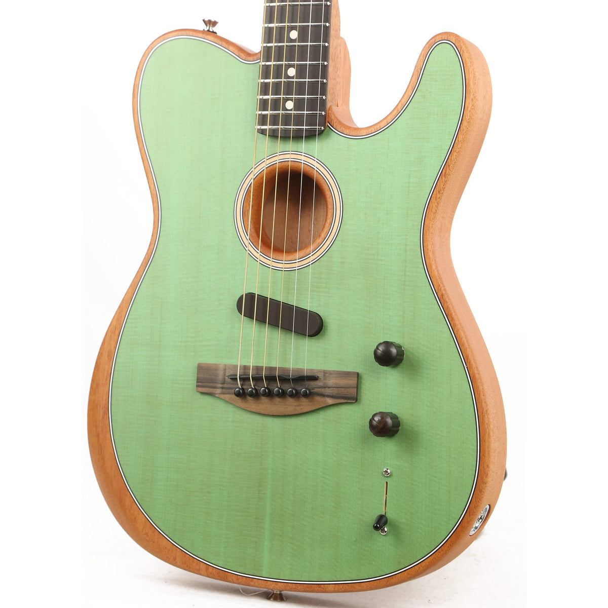 Fender American Acoustasonic Telecaster Seafoam Green — 6
