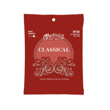 Martin M160 Silverplated Classical Guitar Strings Ball End Hard Tension