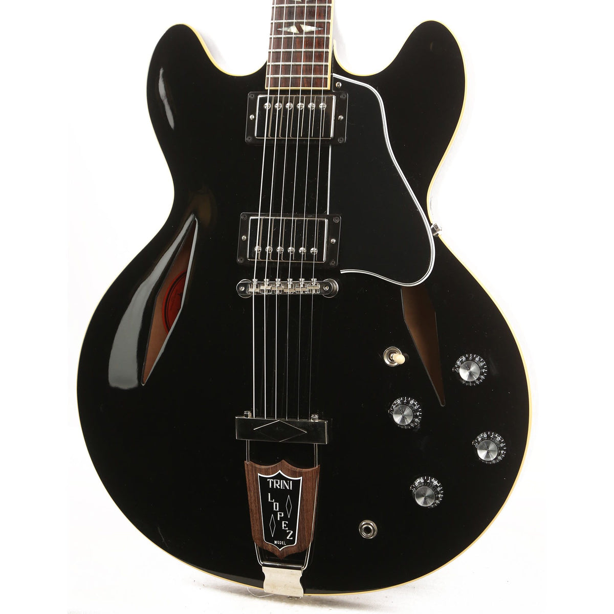 Gibson Trini Lopez Signature ES-335 Black Limited Edition 2015 — 5