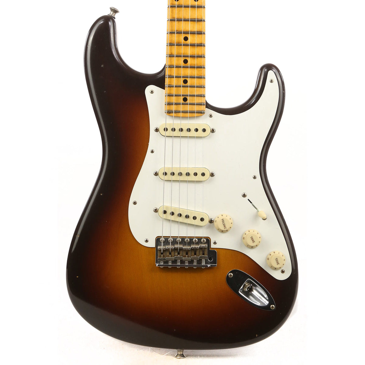 Fender Custom Shop Postmodern Stratocaster Journeyman Relic Faded Chocolate 3-Color Sunburst 2019 — 1
