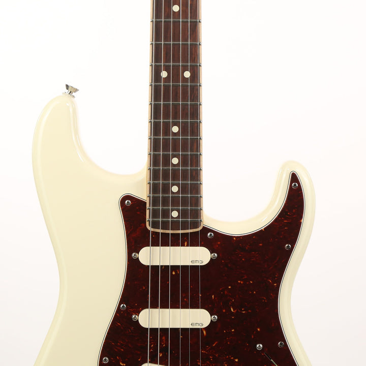 Fender American Standard Stratocaster Channel Bound Limited Edition Olympic White 2016