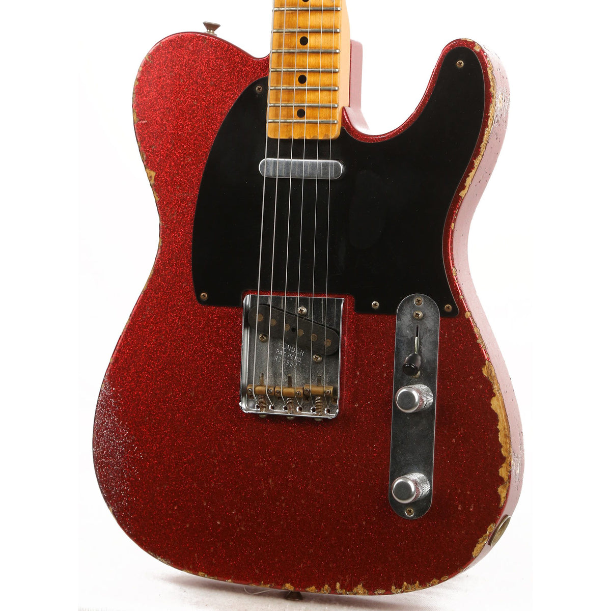 Fender Custom Shop 1952 Telecaster Heavy Relic Red Sparkle 2011 — 6