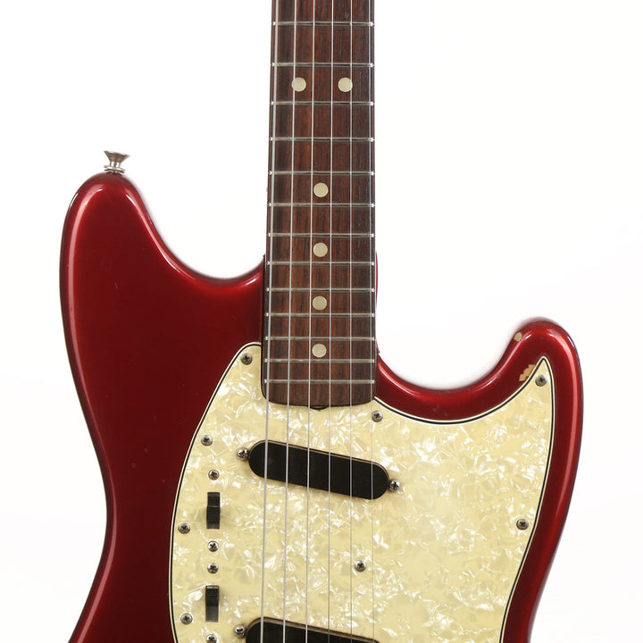 Fender Mustang Candy Apple Red with Competition Stripe 1971