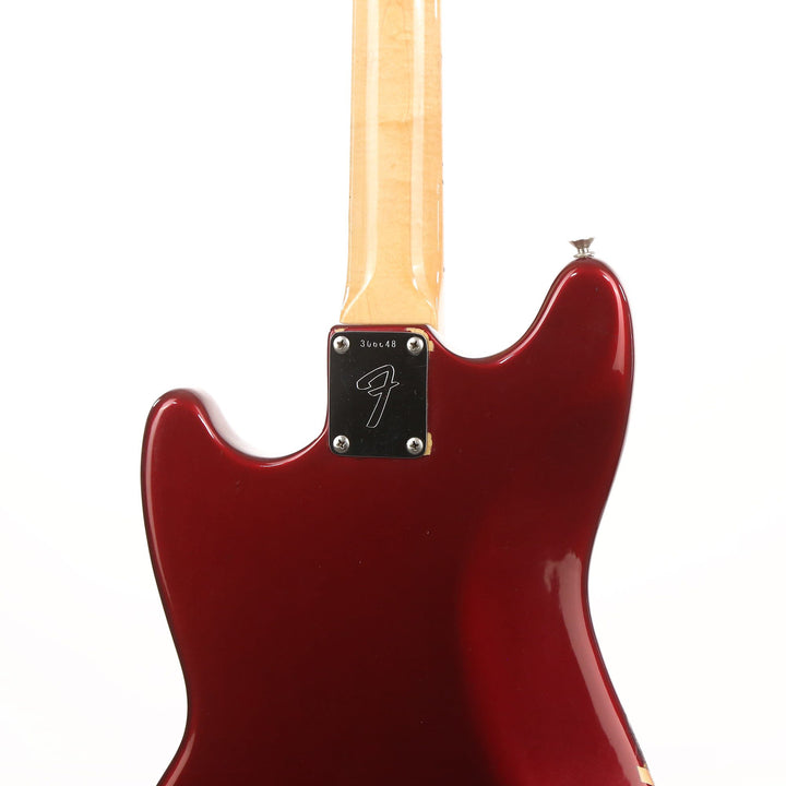 Fender Mustang Candy Apple Red with Competition Stripe 1971