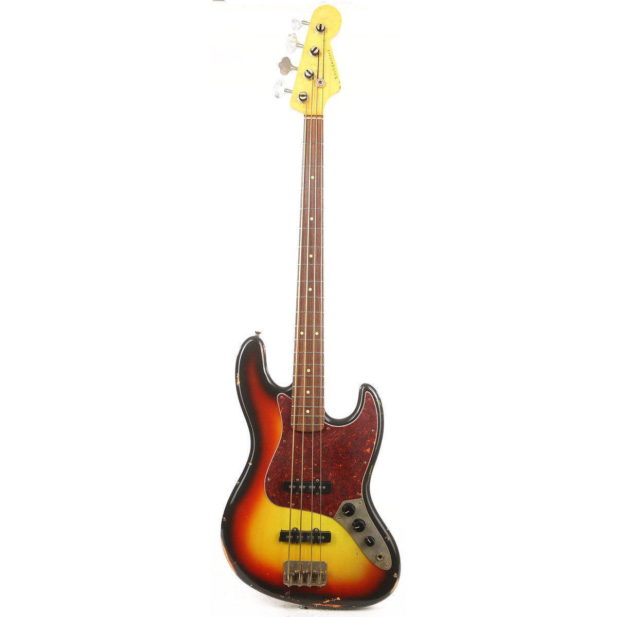 Nash JB-63 Bass Aged 3-Tone Sunburst 2014 — 2