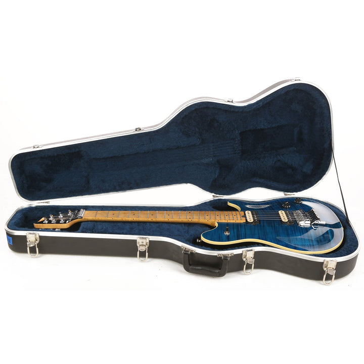 Peavey Wolfgang Transparent Blue Flame Top 2000