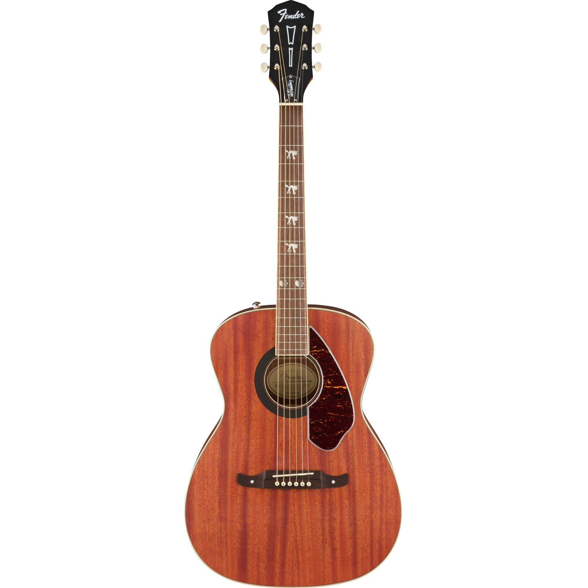 Fender Tim Armstrong Hellcat Acoustic Guitar Natural | The Music Zoo