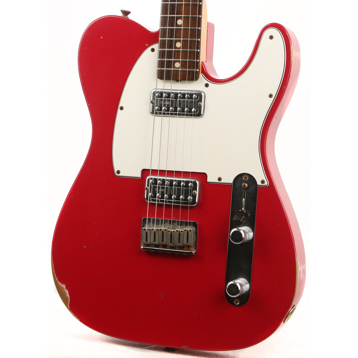 Fender Custom Shop 1963 Telecaster TV Jones Relic Torino Red 2013 — 6