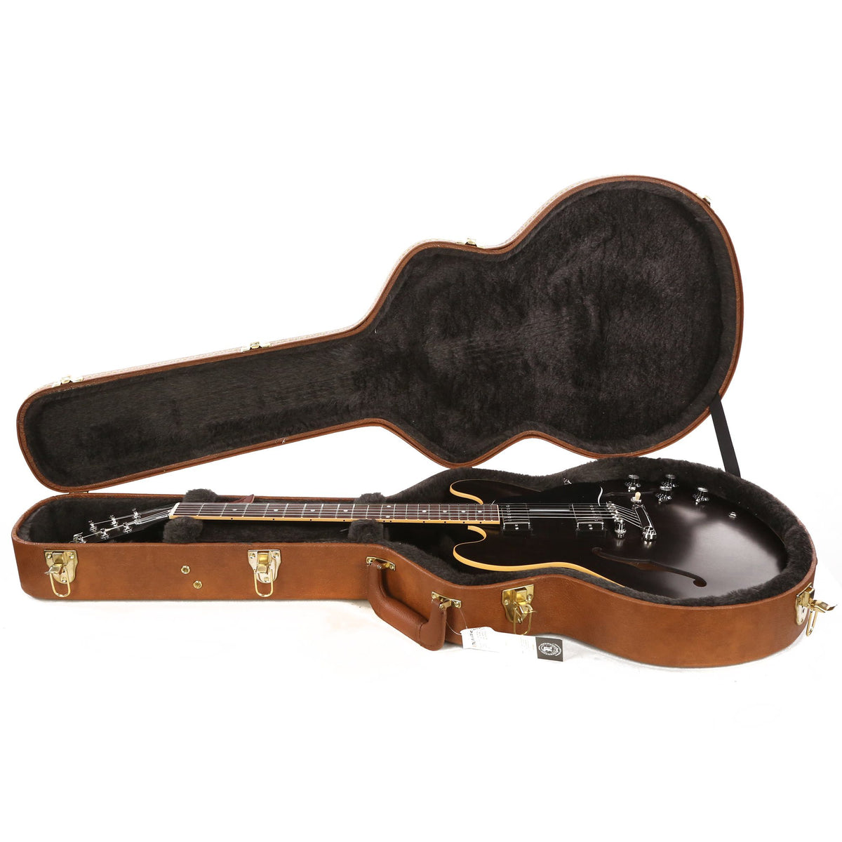 Gibson ES-335 Satin Trans Black — 7