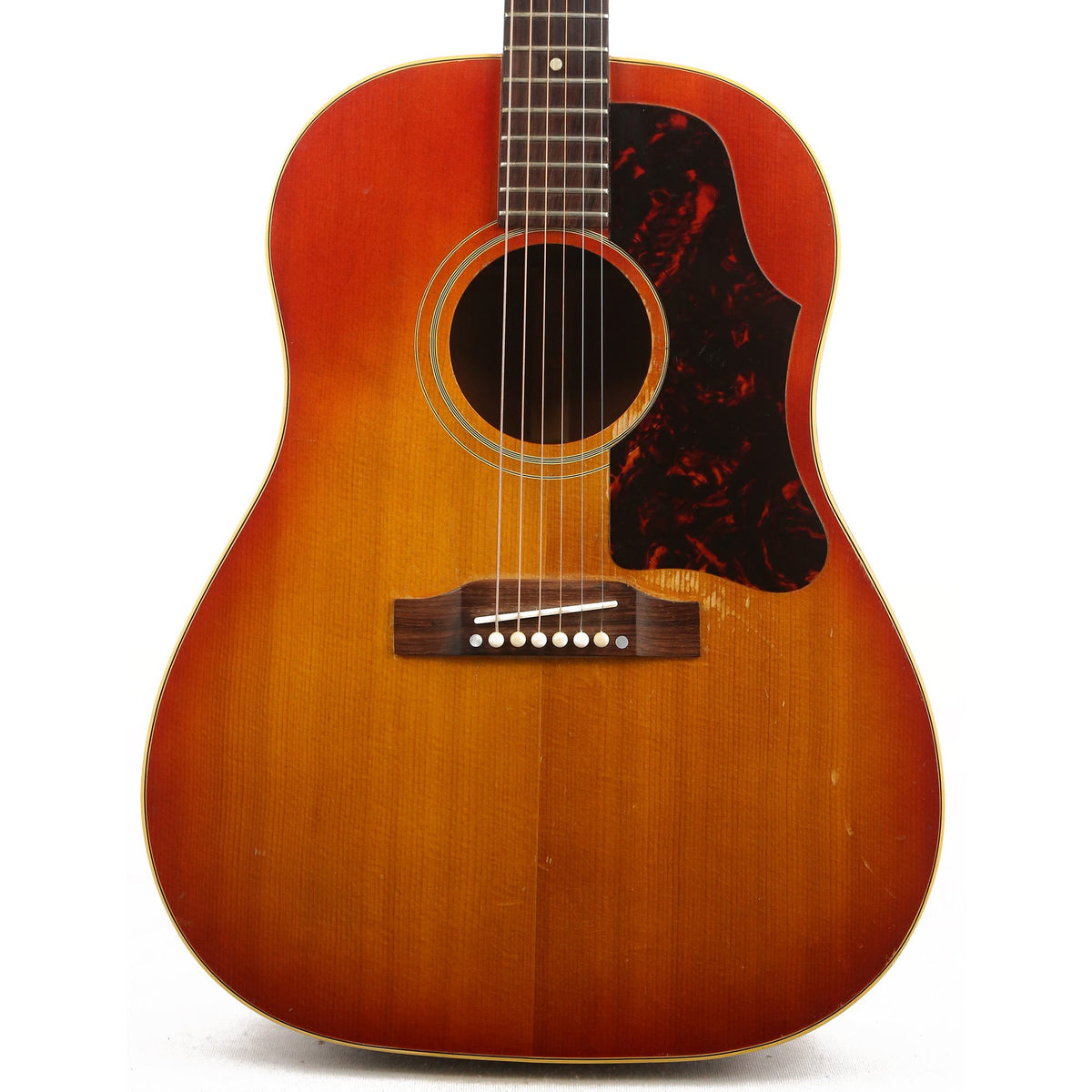 Gibson J-45 Acoustic Cherry Sunburst 1963 — 1