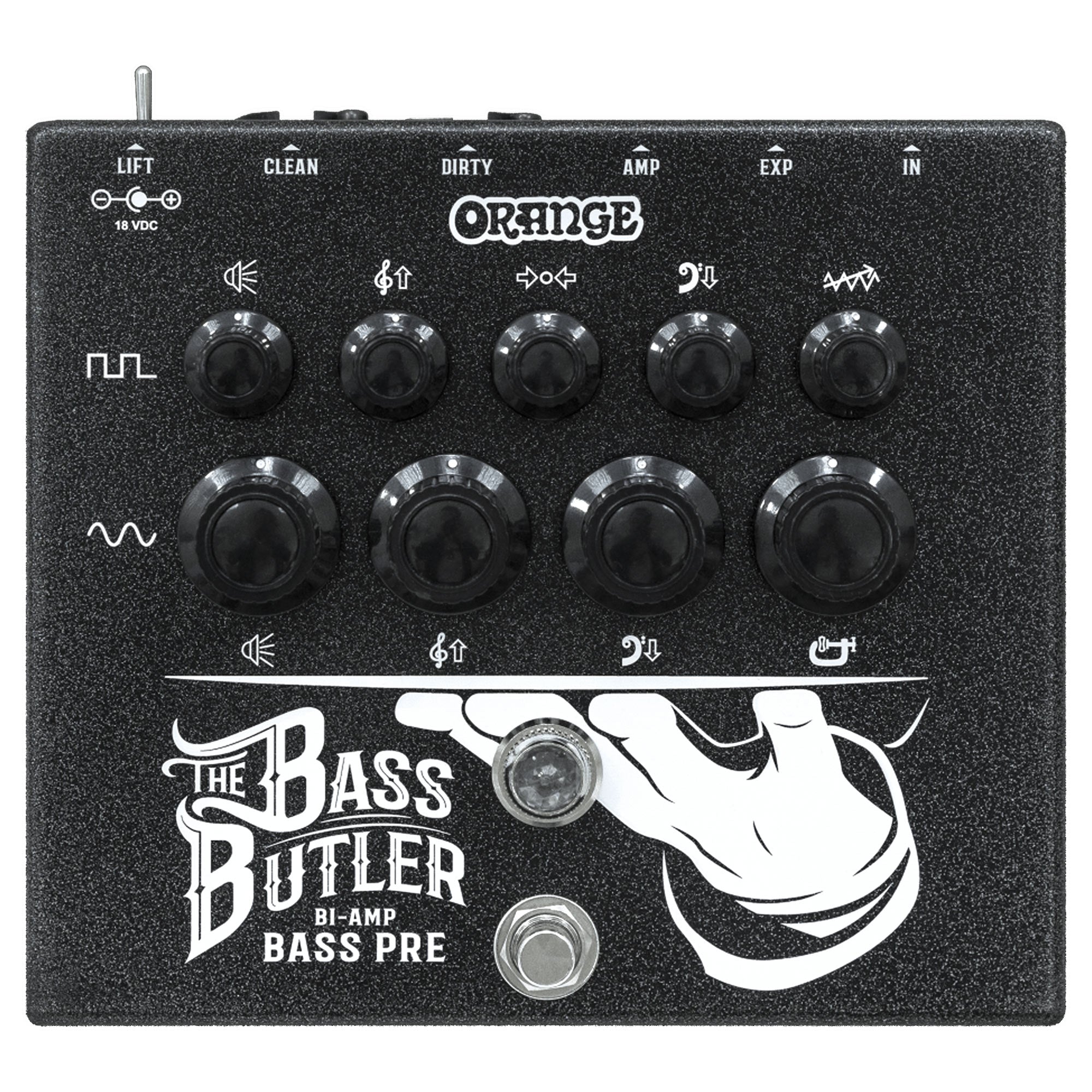bass preamp pedal di Orange Bass Butler Bass Pre-Amp and DI Pedal