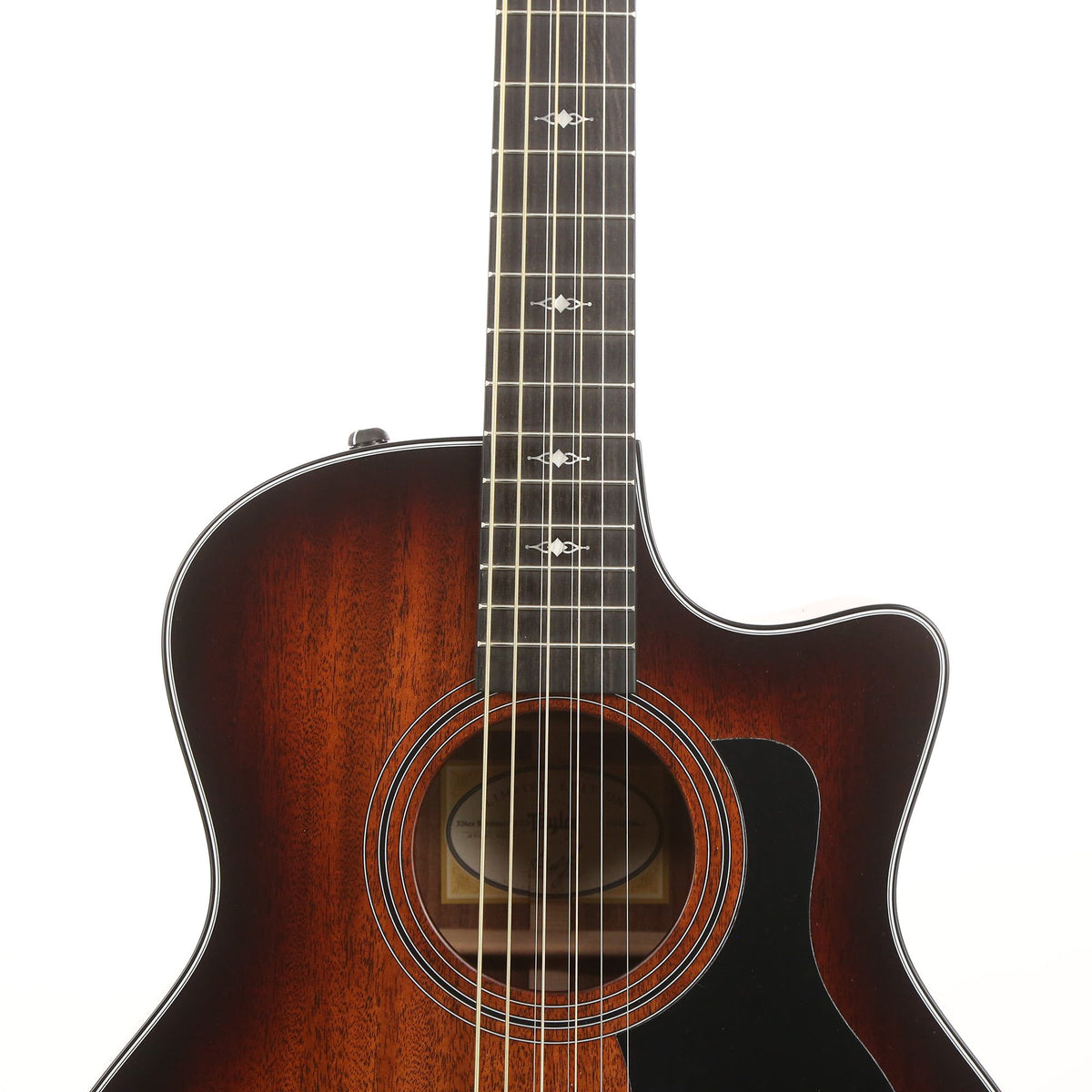 Taylor 326ce Baritone-8 Grand Symphony Shaded Edgeburst — 6