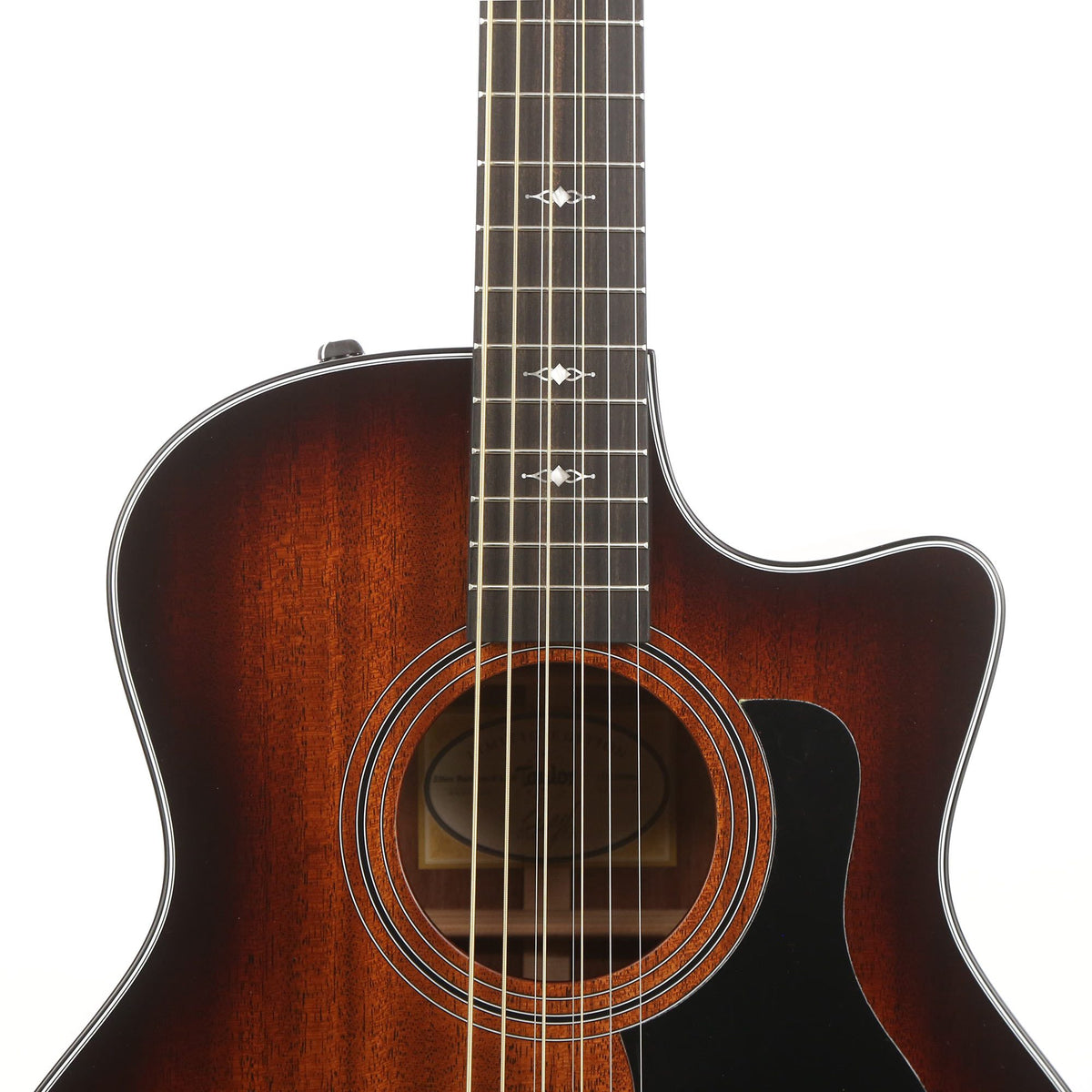 Taylor 326ce Baritone-8 Grand Symphony Shaded Edgeburst — 6