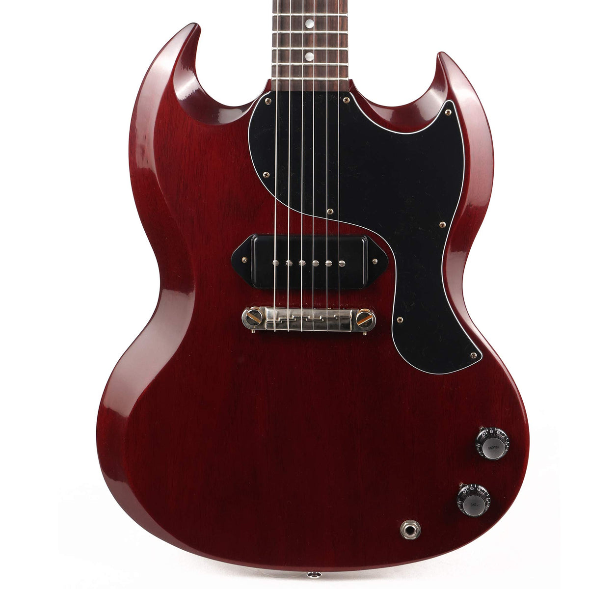 Gibson Custom Shop 1963 SG Junior Reissue Lightning Bar VOS Cherry Red — 1