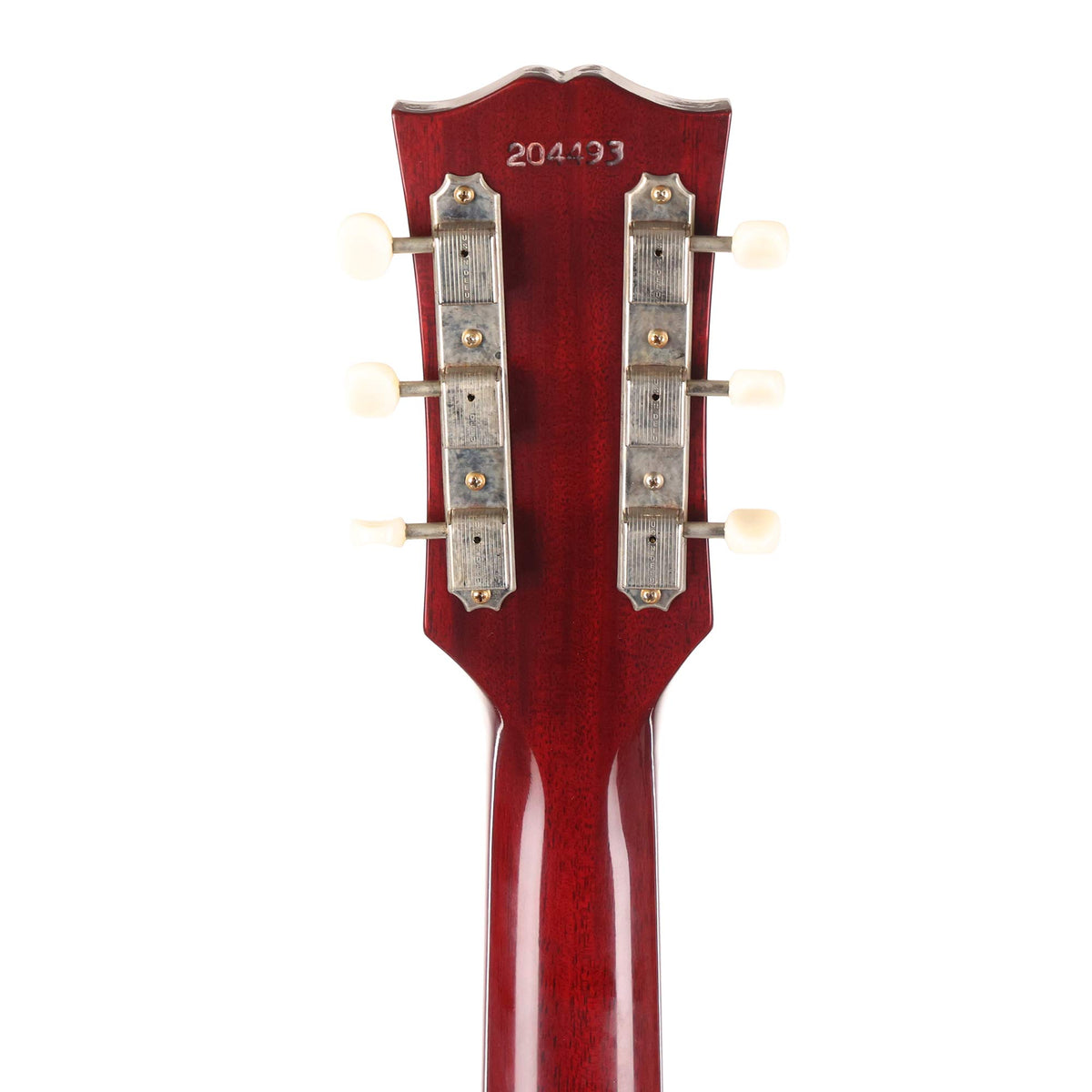 Gibson Custom Shop 1963 SG Junior Reissue Lightning Bar VOS Cherry Red — 5