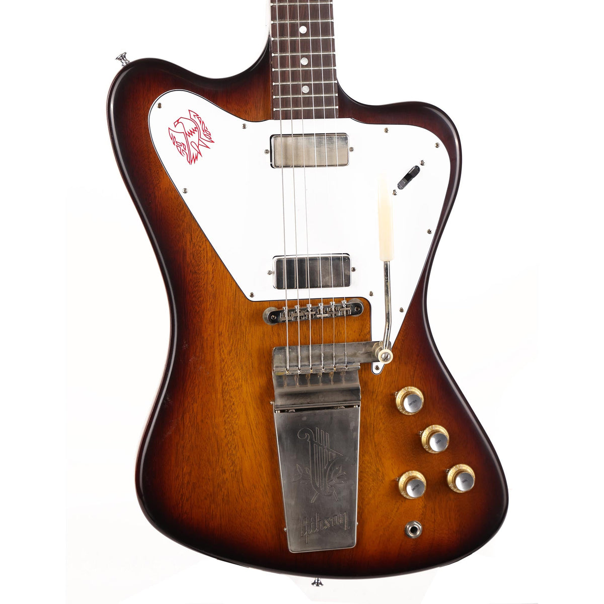 Gibson Custom Shop 1965 Non-Reverse Firebird V w/ Maestro Vibrola VOS Vintage Sunburst — 6