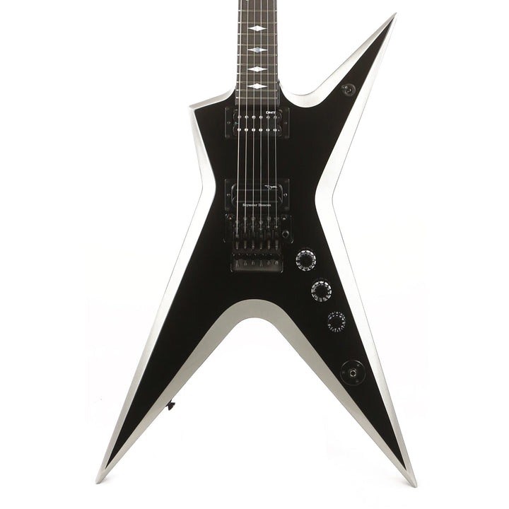 Dean USA Dime Stealth Floyd Black with Silver Bevels