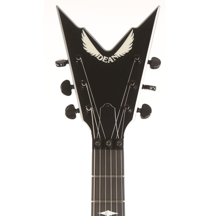Dean USA Dime Stealth Floyd Black with Silver Bevels