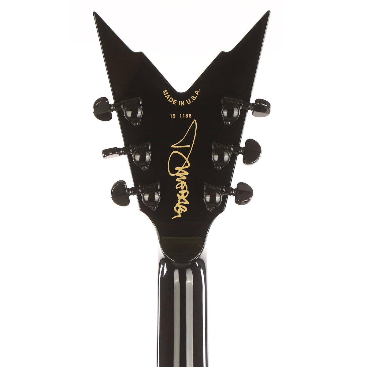 Dean USA Dime Stealth Floyd Black with Silver Bevels | The Music Zoo