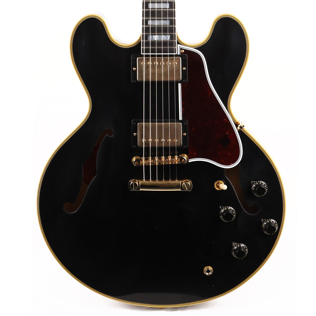Gibson Custom Shop 1959 ES-355 Reissue Stop Bar VOS Ebony — 1